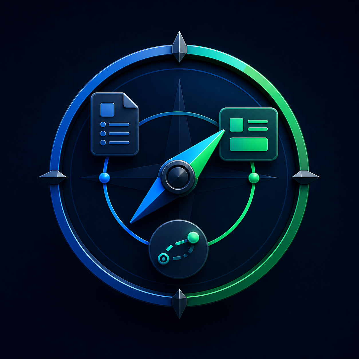 Custom artwork for Compass